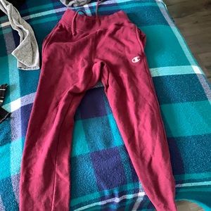 Maroon champion sweatpants